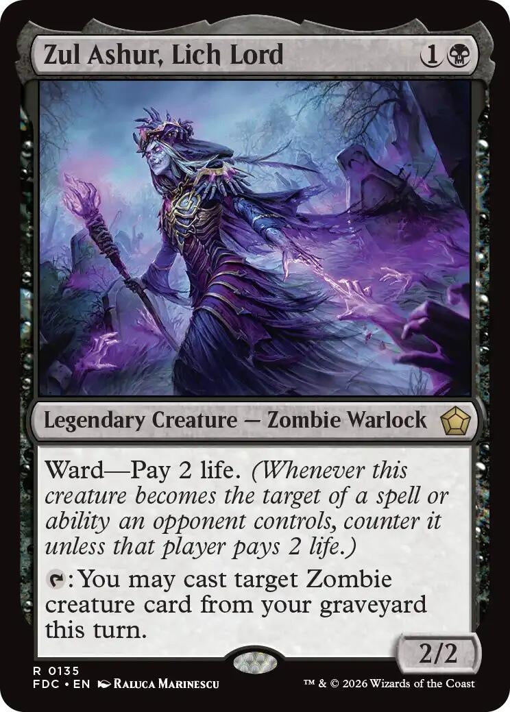 Zul Ashur, Lich Lord (135) (FDC)