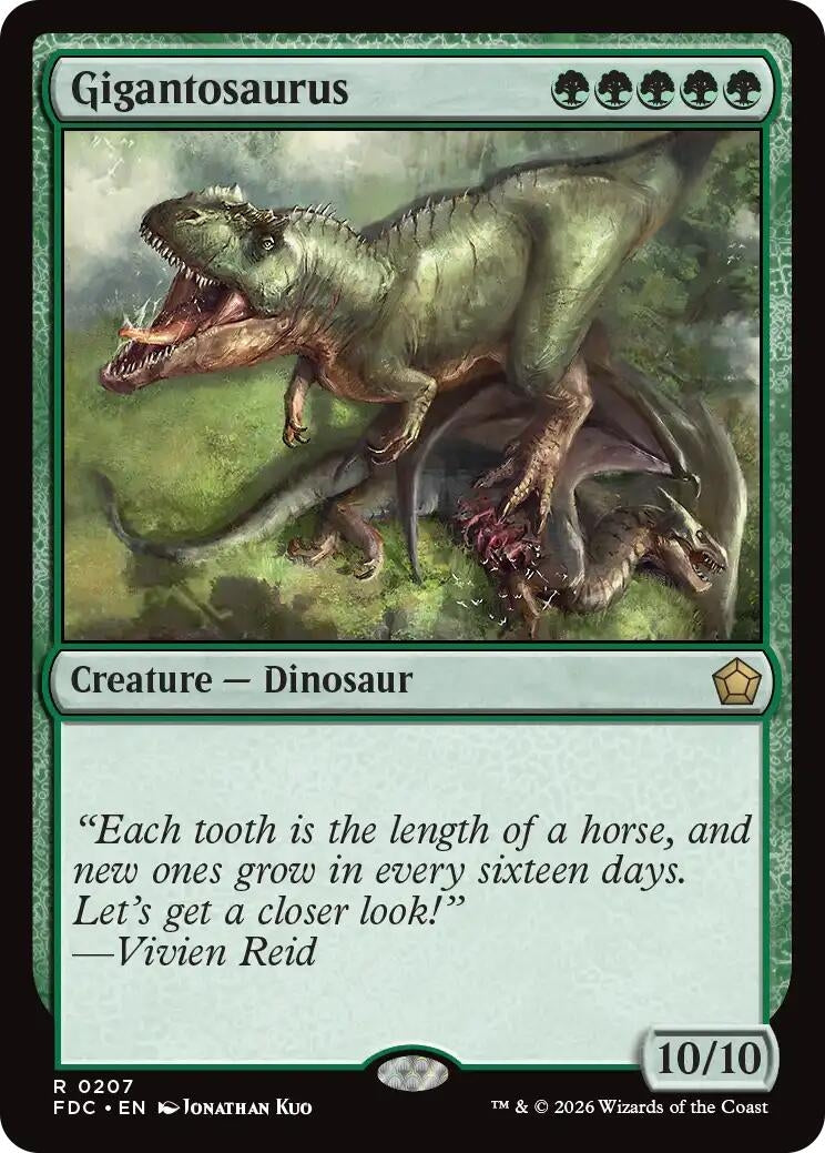 Gigantosaurus (207) (FDC)
