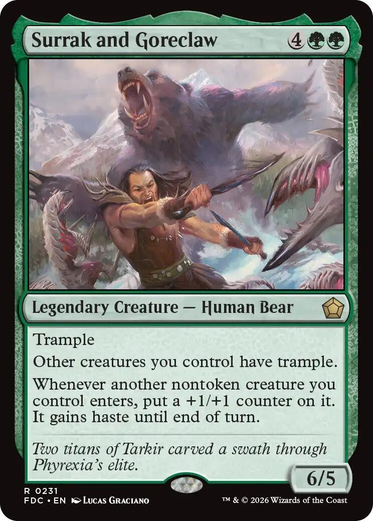 Surrak and Goreclaw (231) (FDC)