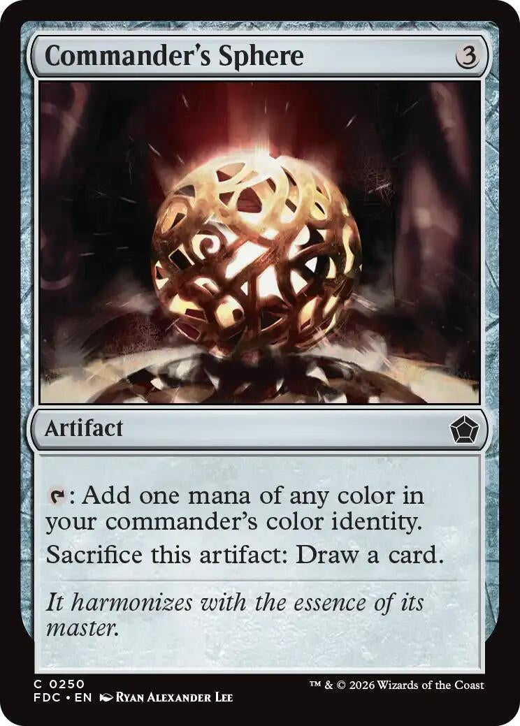 Commander's Sphere (250) (FDC)