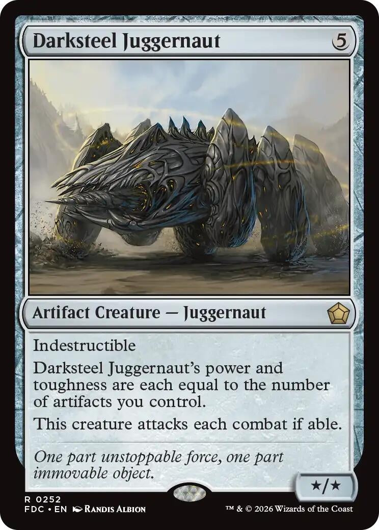 Darksteel Juggernaut (252) (FDC)