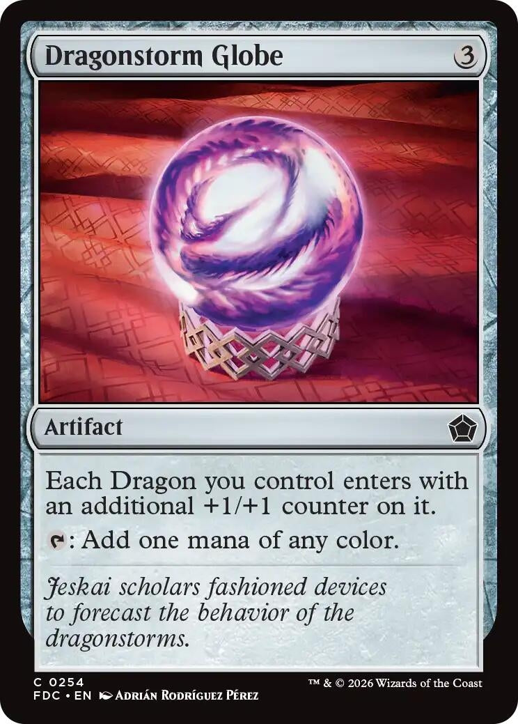 Dragonstorm Globe (254) (FDC)