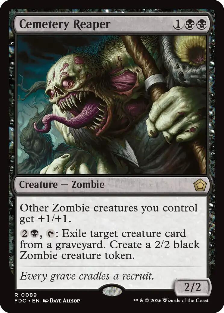 Cemetery Reaper (89) (FDC)