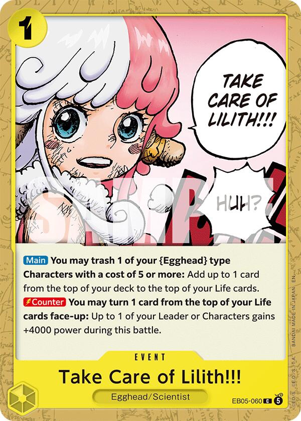 Take Care of Lilith!!! (EB05-060) (EB05)