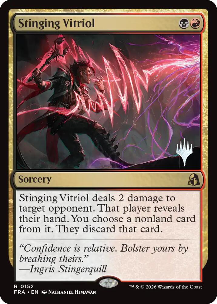Stinging Vitriol (152) (PPFRA)