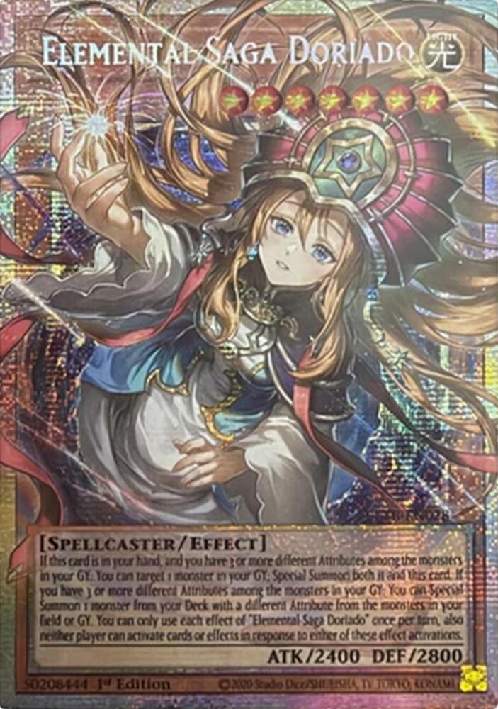 Elemental Saga Doriado (Starlight Rare) (Extended Art) (BETB-EN028) (BETB)