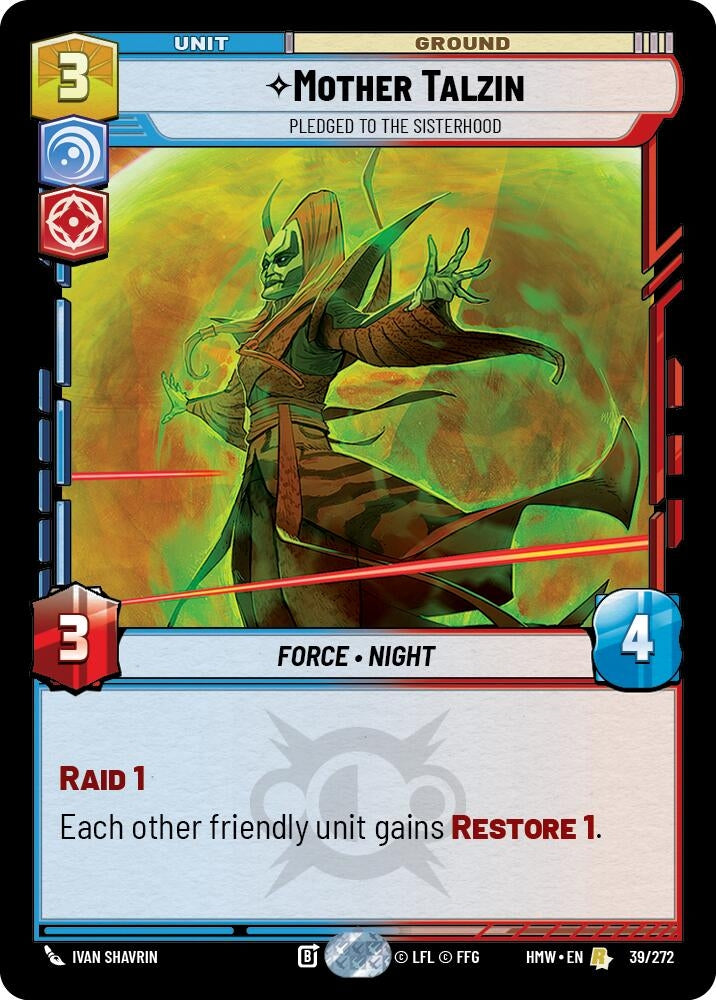 Mother Talzin - Pledged to the Sisterhood (39/272) (HMW)