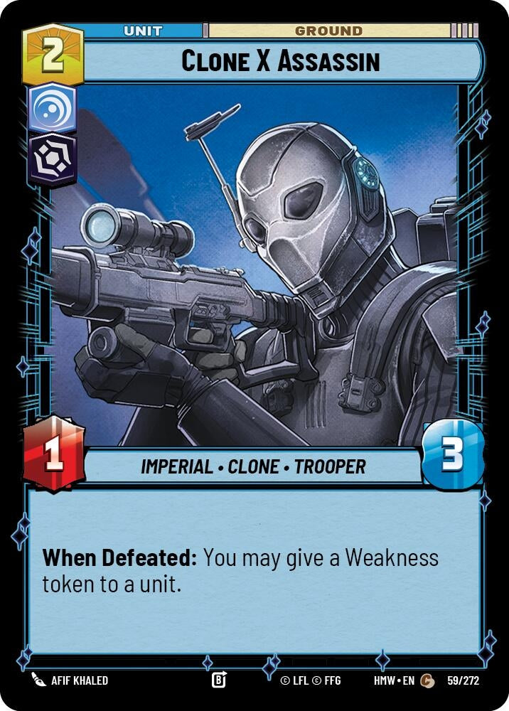 Clone X Assassin (59/272) (HMW)