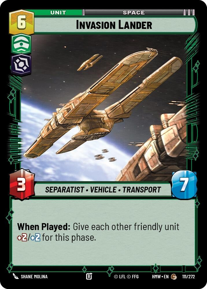 Invasion Lander (111/272) (HMW)