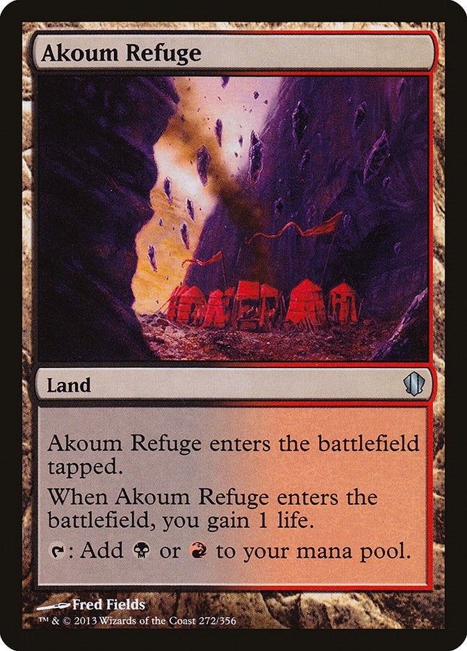 Image for Akoum Refuge (272) (C13) - Magic: The Gathering