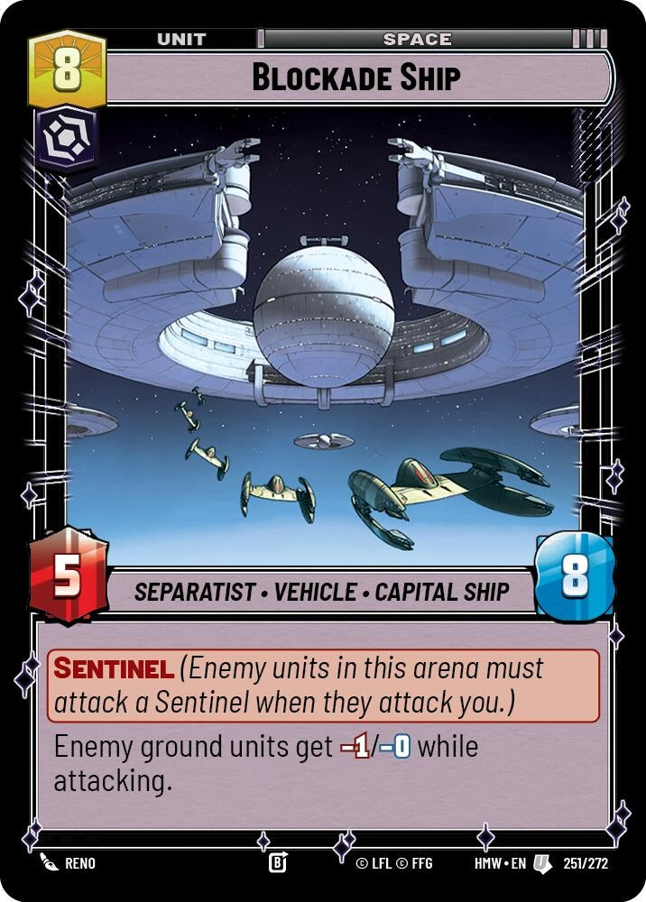 Blockade Ship (251/272) (HMW)