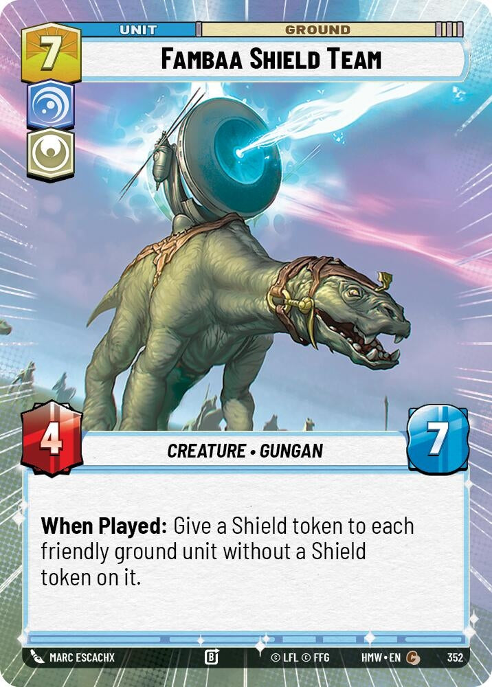 Fambaa Shield Team (Hyperspace) (352) (HMW)