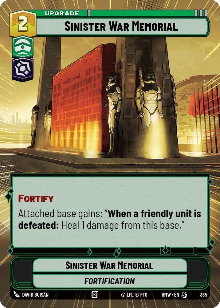 Sinister War Memorial (Hyperspace) (385) (HMW)
