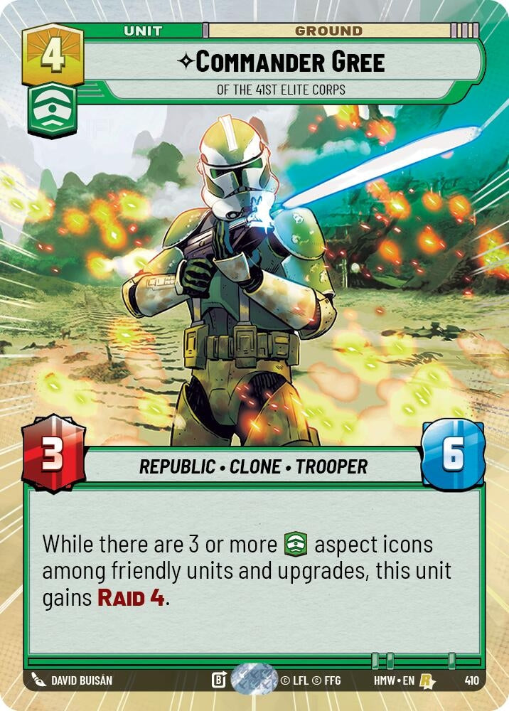 Commander Gree - Of the 41st Elite Corps (Hyperspace) (410) (HMW)