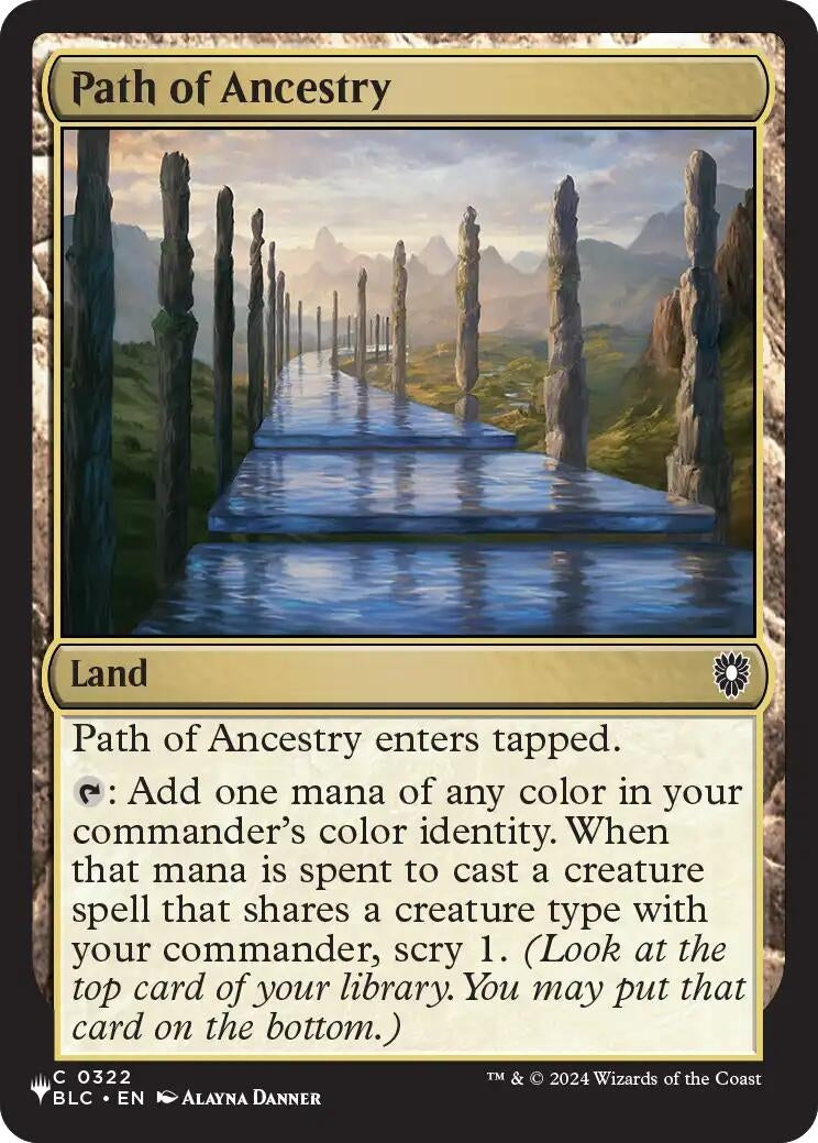 Image for Path of Ancestry (BLC) (322) (LIST) - Magic: The Gathering