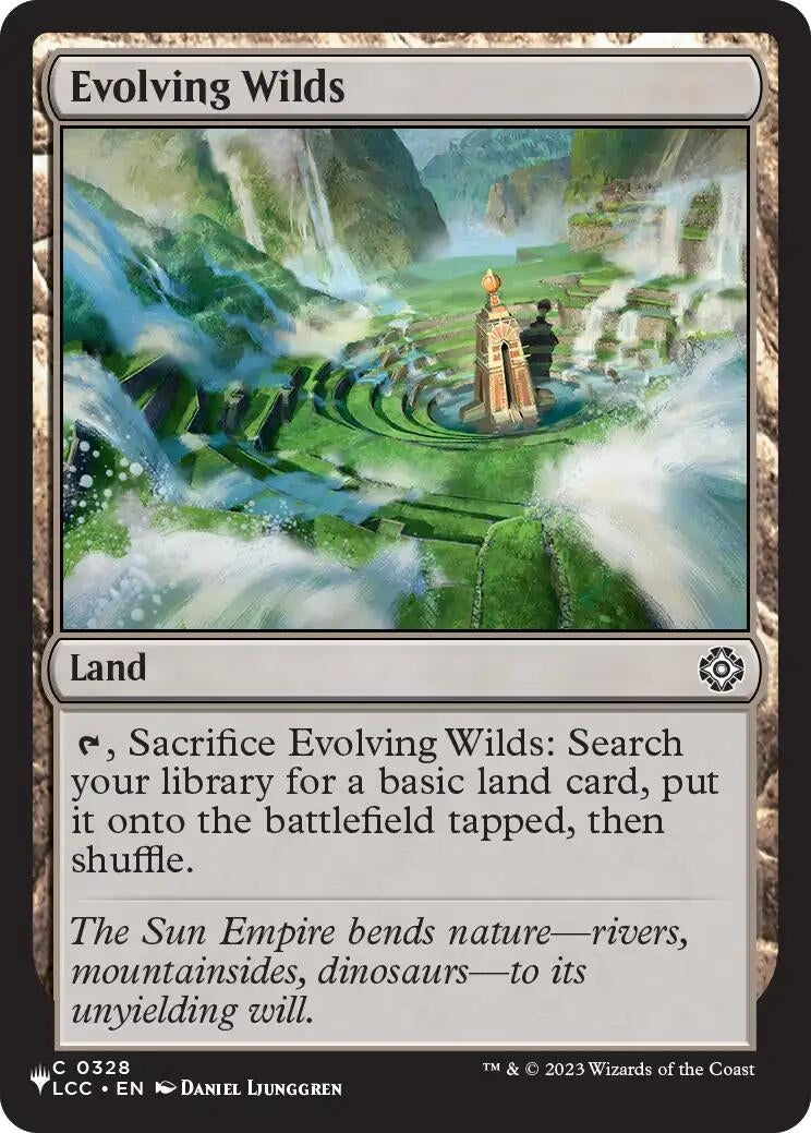 Image for Evolving Wilds (LCC) (328) (LIST) - Magic: The Gathering