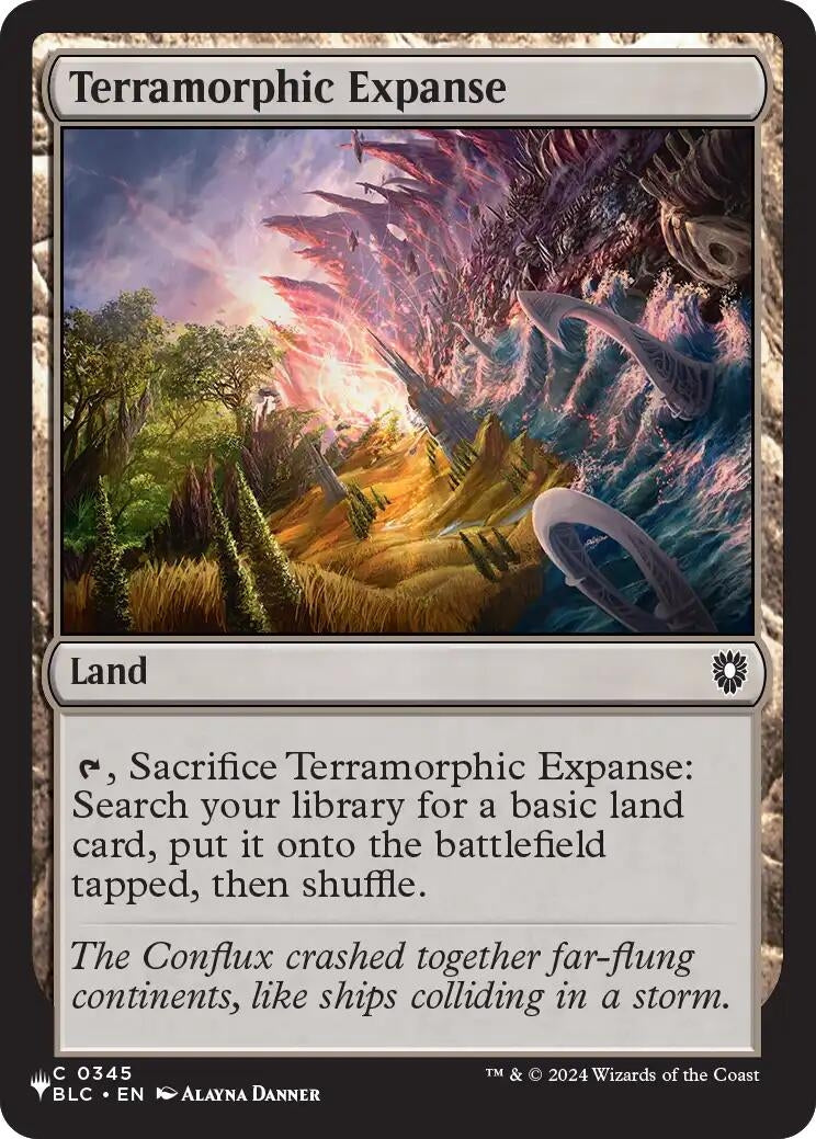 Image for Terramorphic Expanse (BLC) (345) (LIST) - Magic: The Gathering