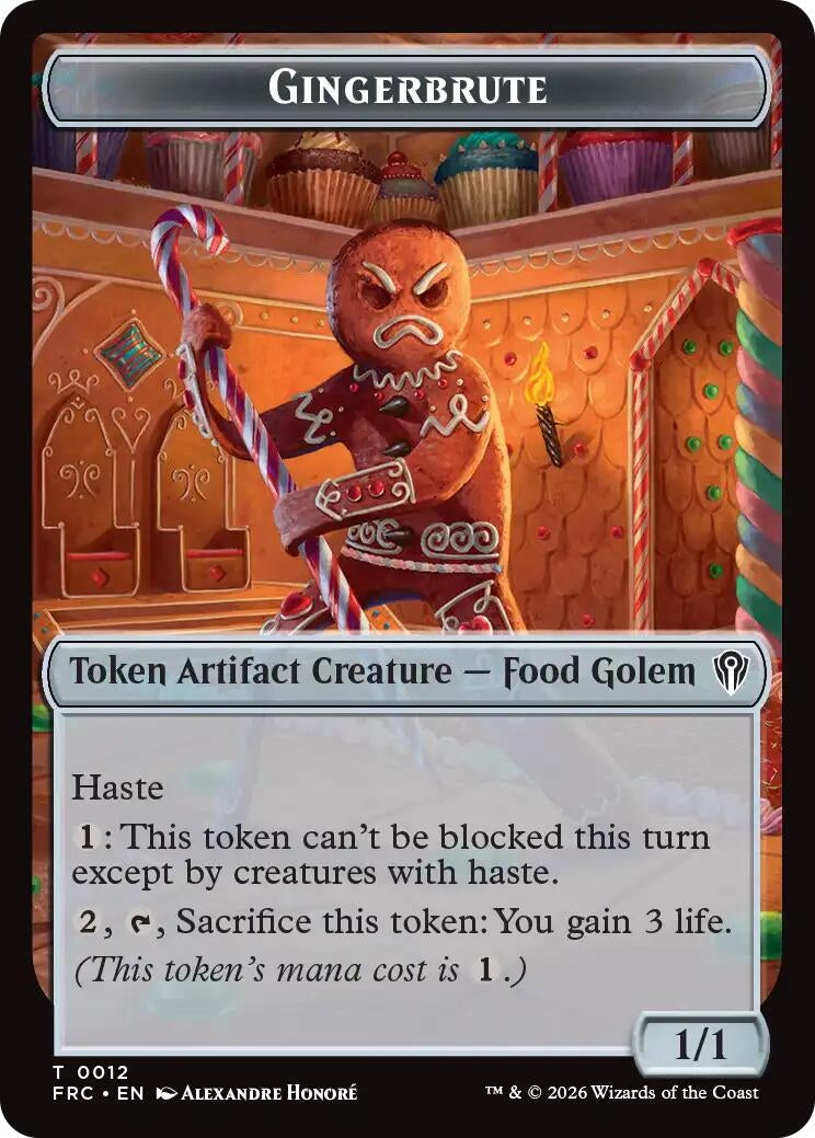 Gingerbrute // Map Double-Sided Token (12 // 14) (FRC)