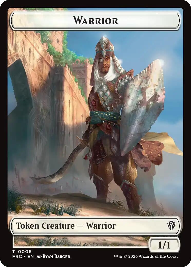 Warrior // Insect Double-Sided Token (5 // 2) (FRC)