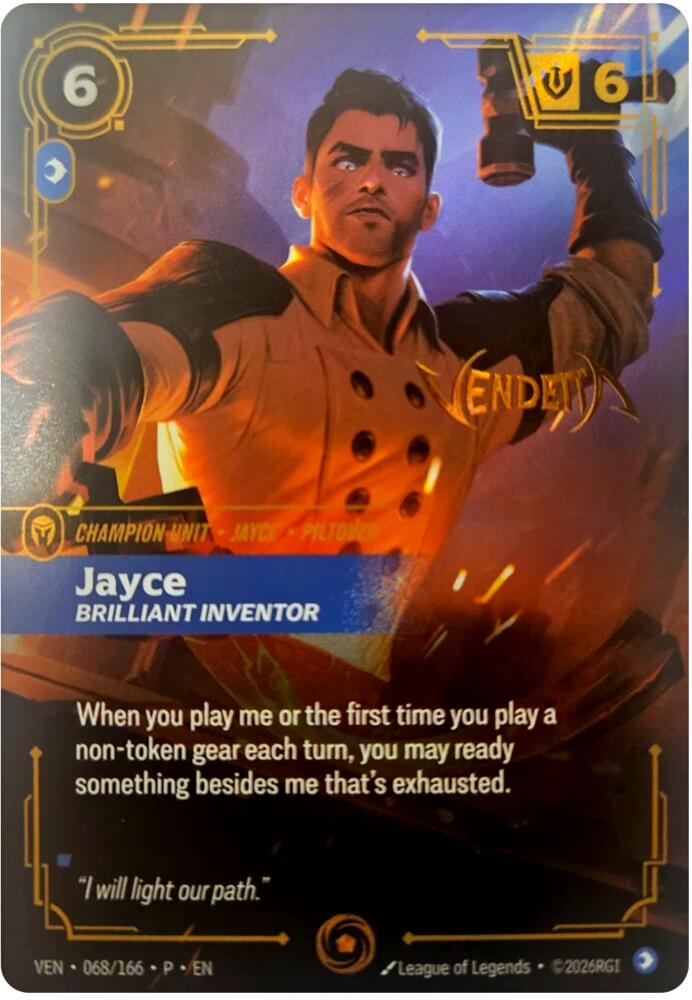 Jayce, Brilliant Inventor (068/166) (OPP)