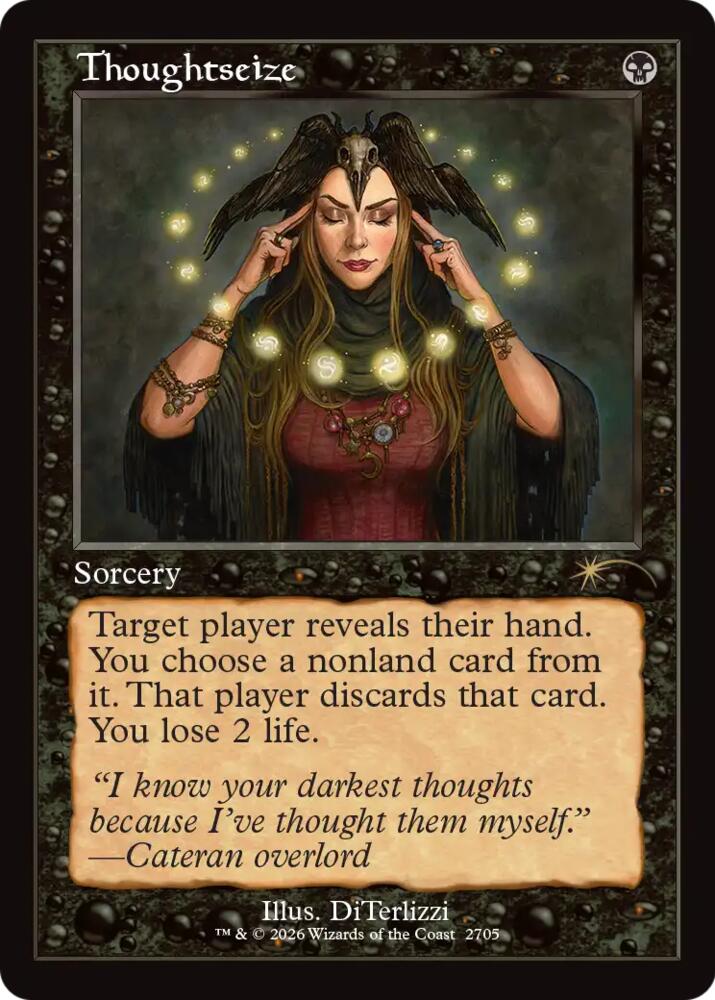 Thoughtseize (2705) (Retro Frame) (2705) (SLD)