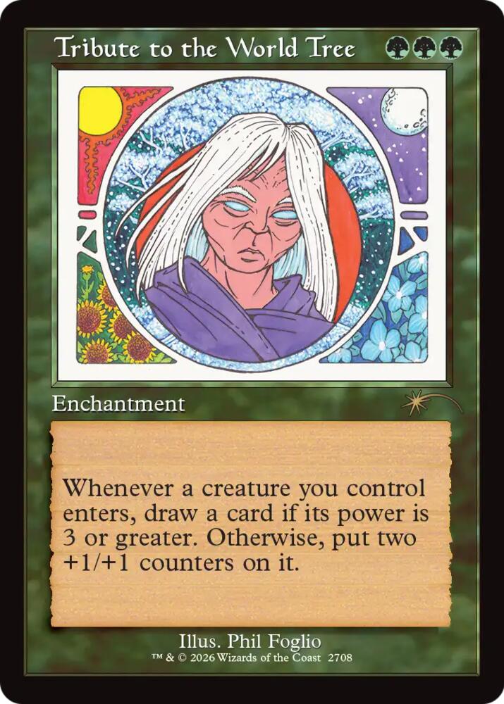 Tribute to the World Tree (Retro Frame) (2708) (SLD)