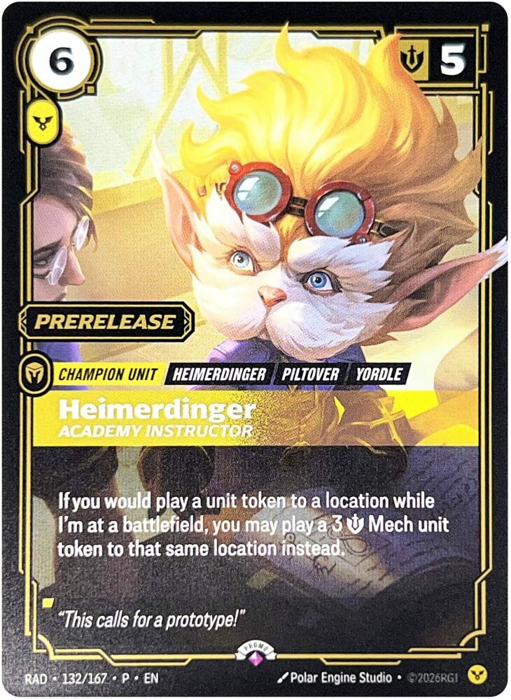 Heimerdinger, Academy Instructor (132/167) (PR)