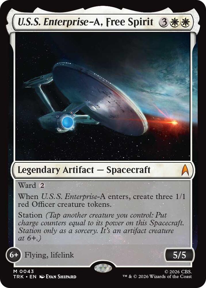 U.S.S. Enterprise-A, Free Spirit (43) (TRK)