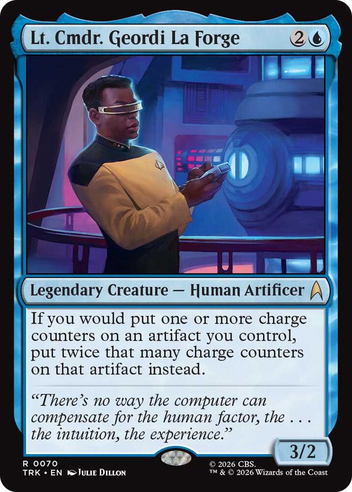 Lt. Cmdr. Geordi La Forge (70) (TRK)