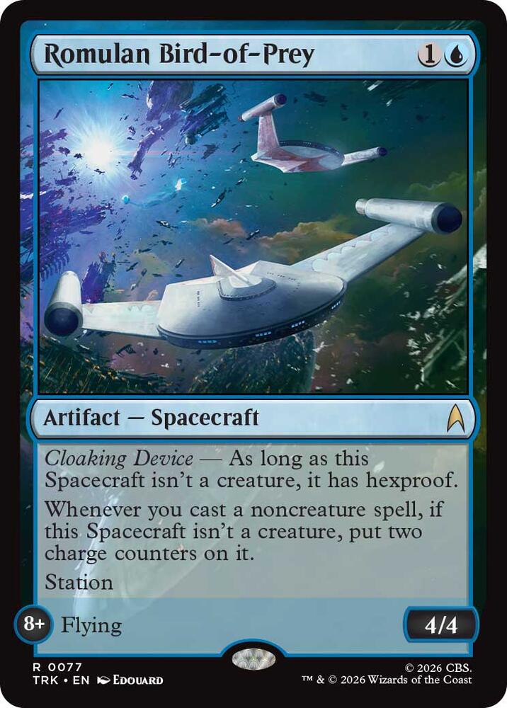 Romulan Bird-of-Prey (77) (TRK)