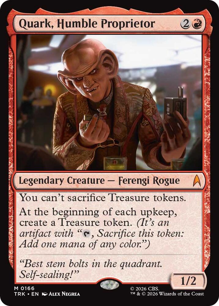 Quark, Humble Proprietor (166) (TRK)