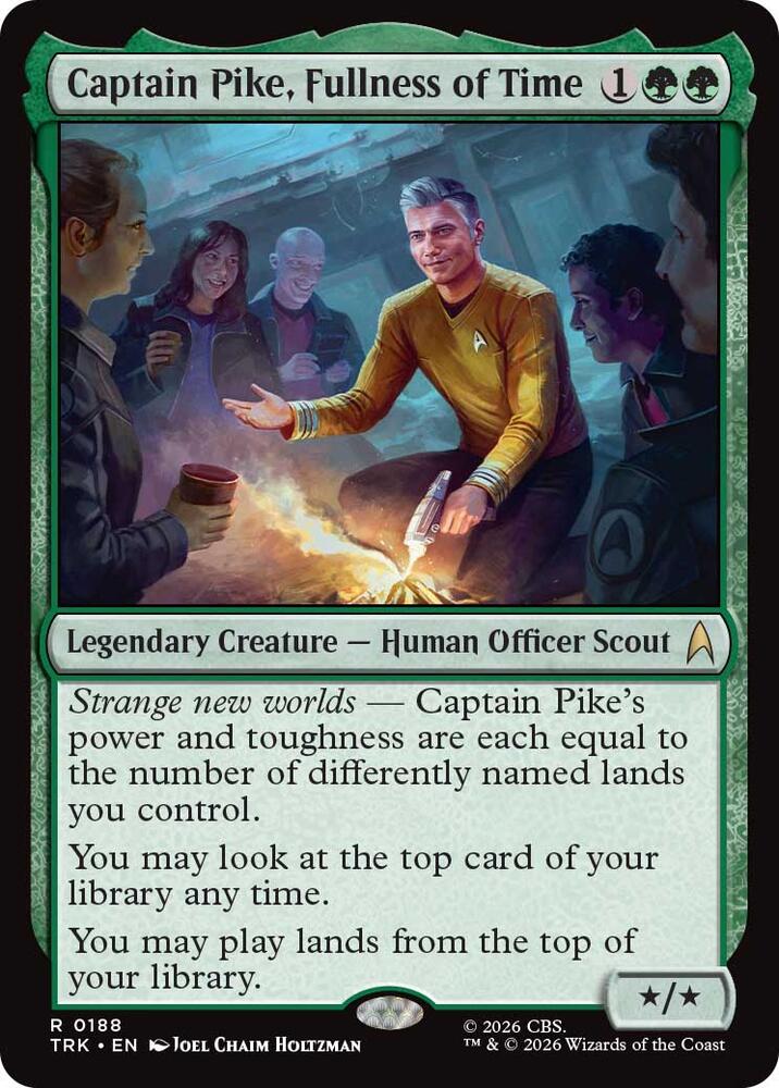 Captain Pike, Fullness of Time (188) (TRK)
