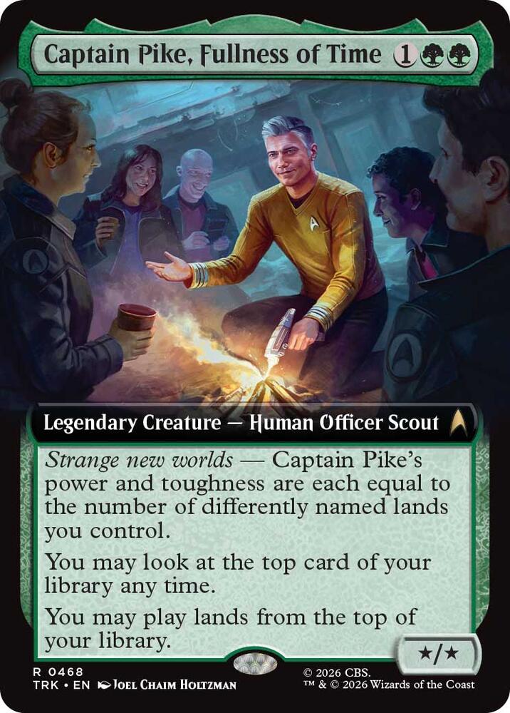 Captain Pike, Fullness of Time (Extended Art) (468) (TRK)