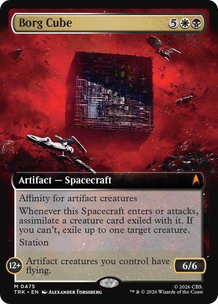 Borg Cube (Extended Art) (475) (TRK)