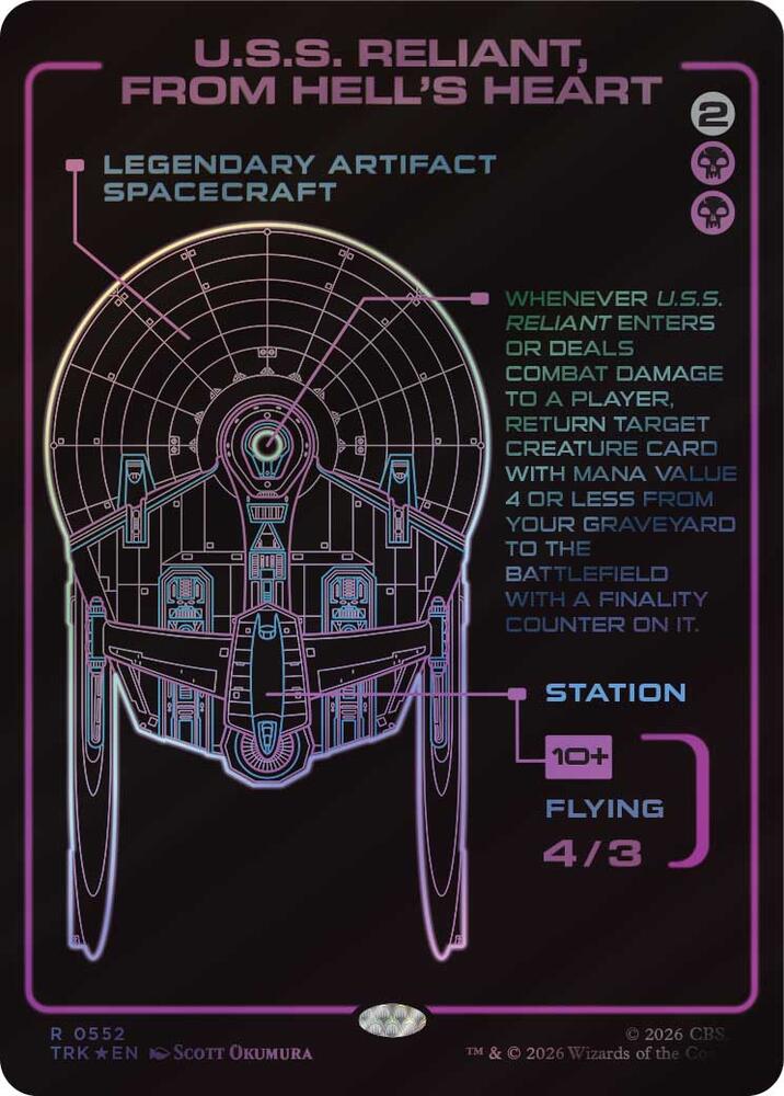 U.S.S. Reliant, From Hell's Heart (Showcase) (552) (TRK)