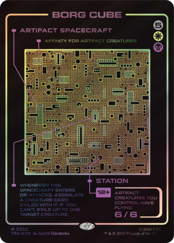 Borg Cube (Showcase) (555) (TRK)