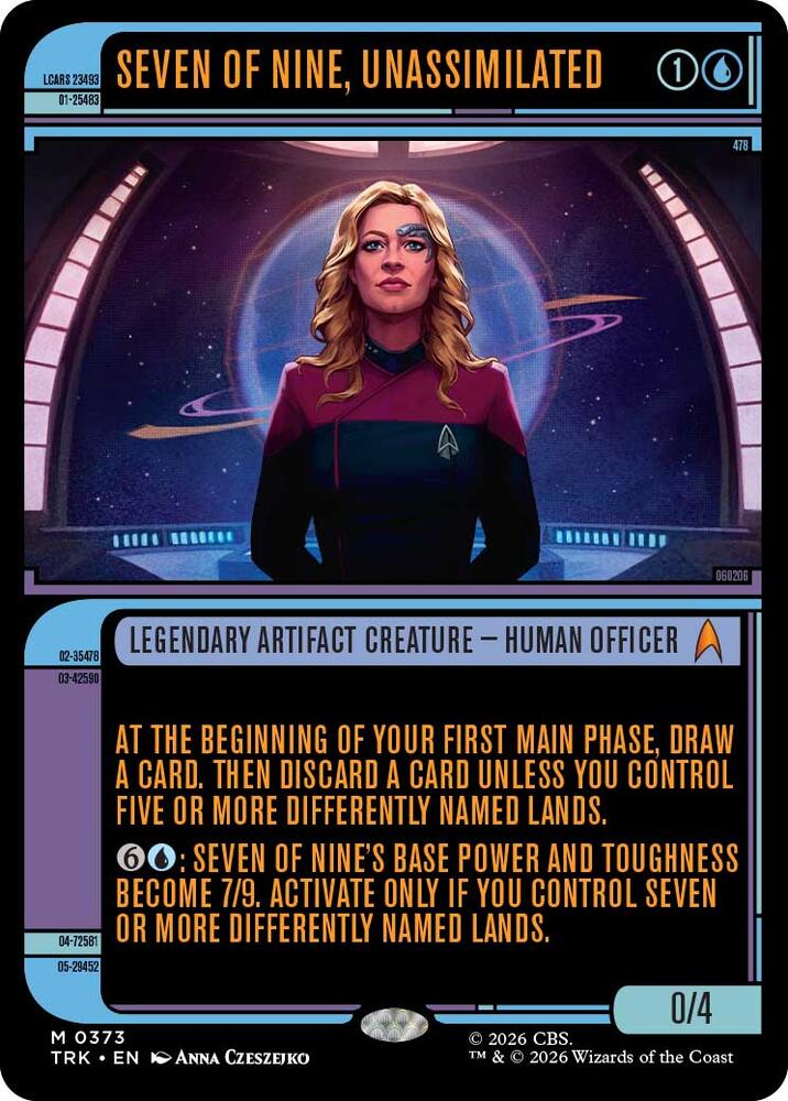 Seven of Nine, Unassimilated (Showcase) (373) (TRK)