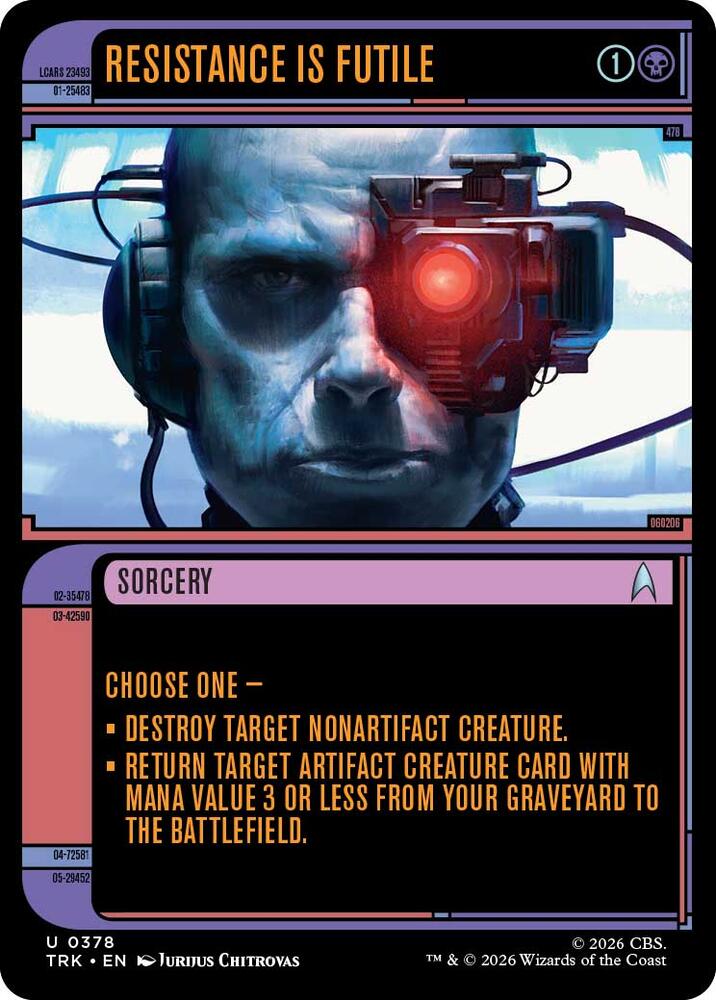 Resistance Is Futile (Showcase) (378) (TRK)