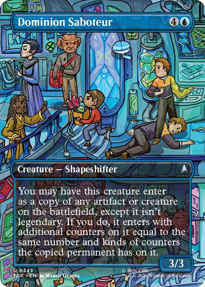 Dominion Saboteur (Borderless) (345) (TRK)