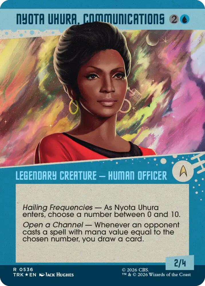 Nyota Uhura, Communications (Showcase) (Surge Foil) (536) (TRK)