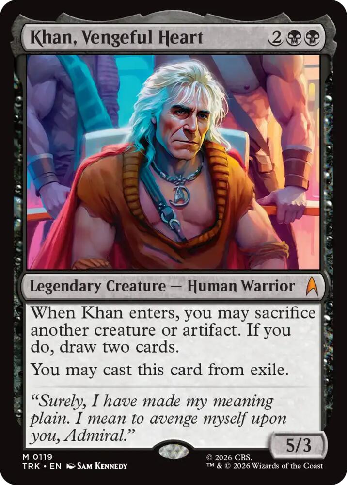 Khan, Vengeful Heart (119) (TRK)