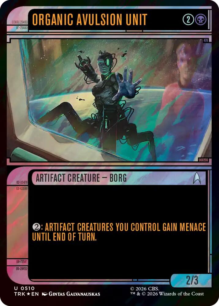 Organic Avulsion Unit (Showcase) (Surge Foil) (510) (TRK)