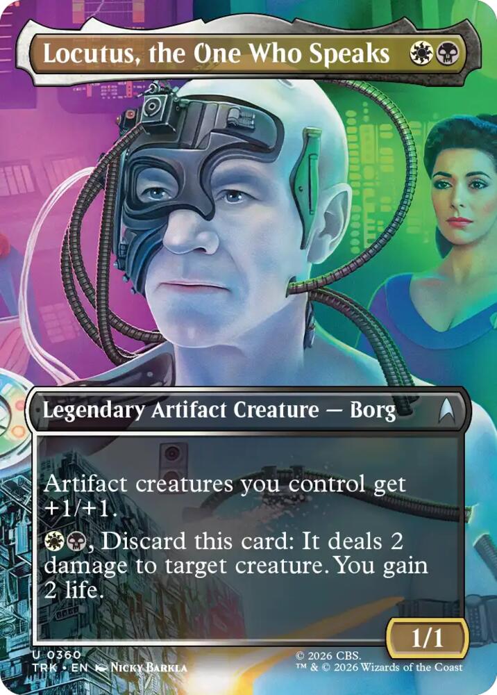 Locutus, the One Who Speaks (Borderless) (360) (TRK)