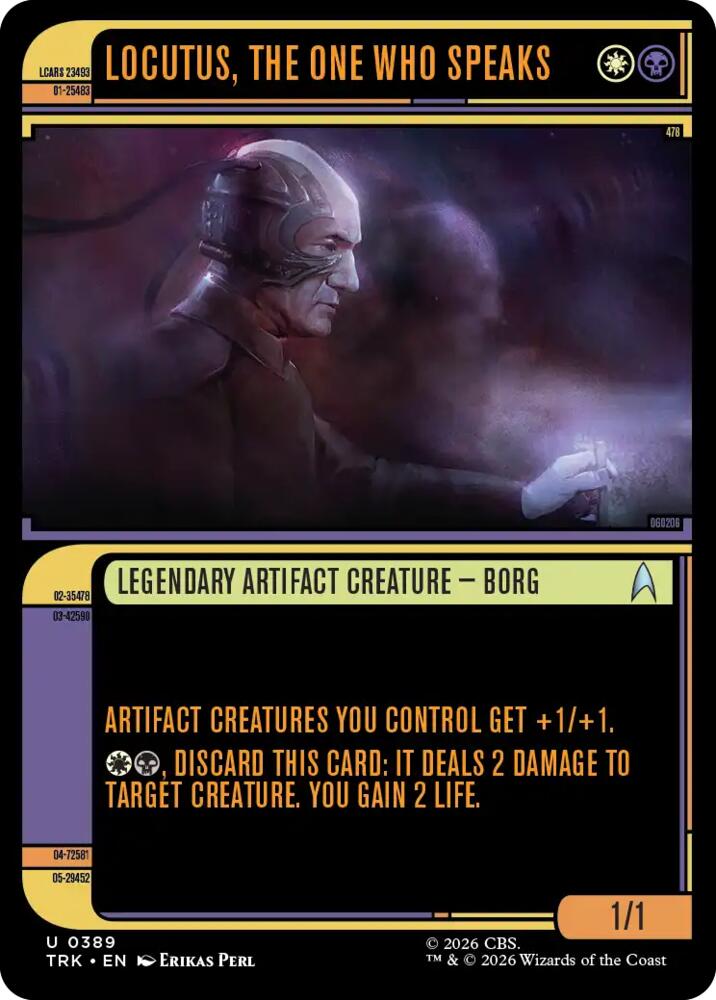Locutus, the One Who Speaks (Showcase) (389) (TRK)
