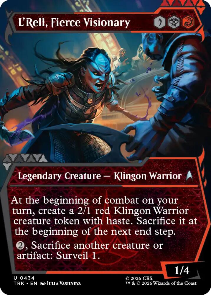L'Rell, Fierce Visionary (Showcase) (434) (TRK)