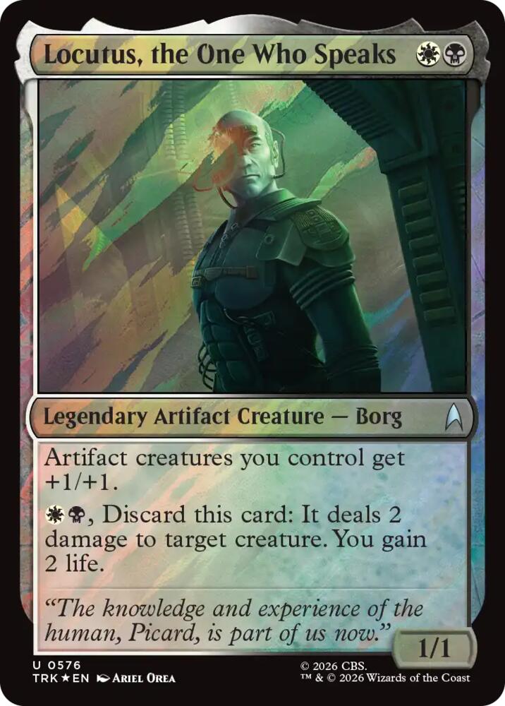 Locutus, the One Who Speaks (Surge Foil) (576) (TRK)