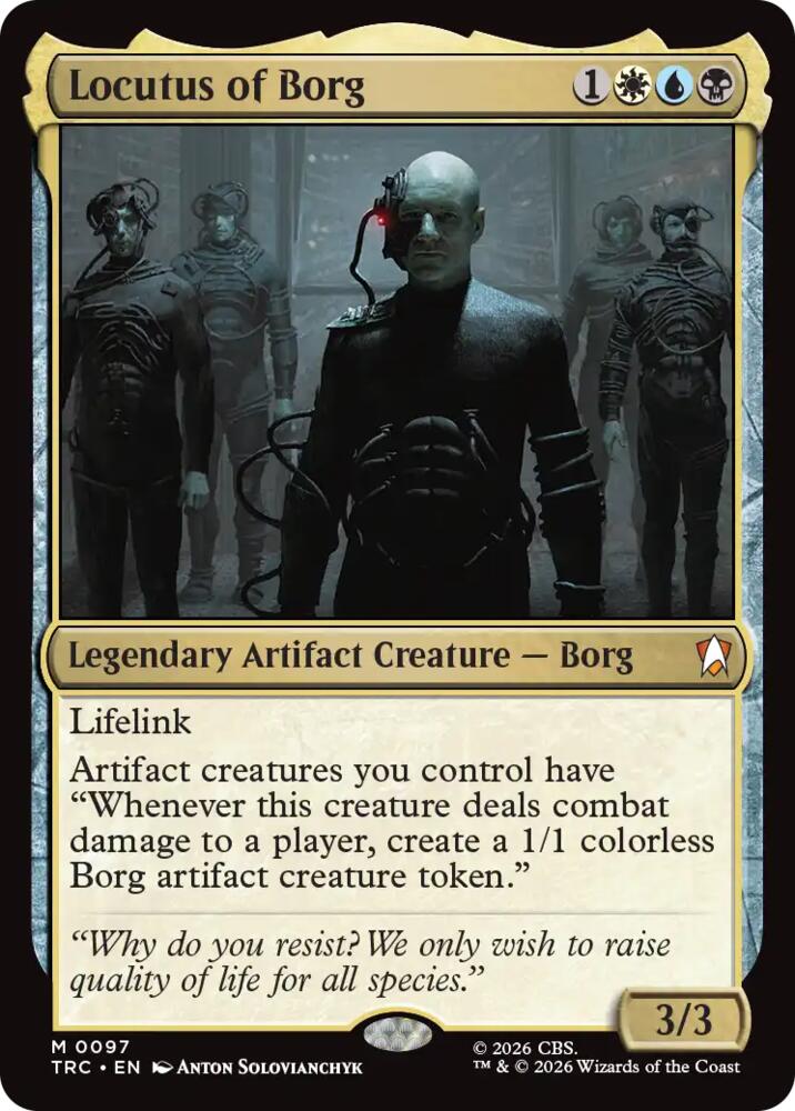 Locutus of Borg (Surge Foil) (97) (TRC)