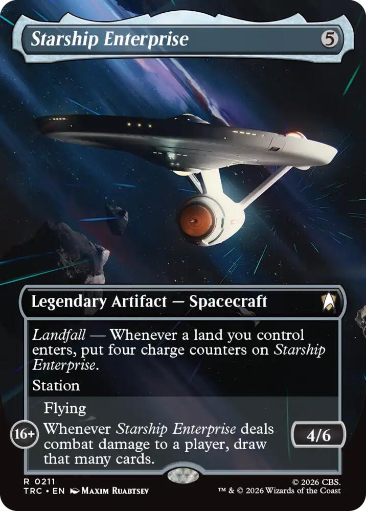 Starship Enterprise (Borderless) (211) (TRC)