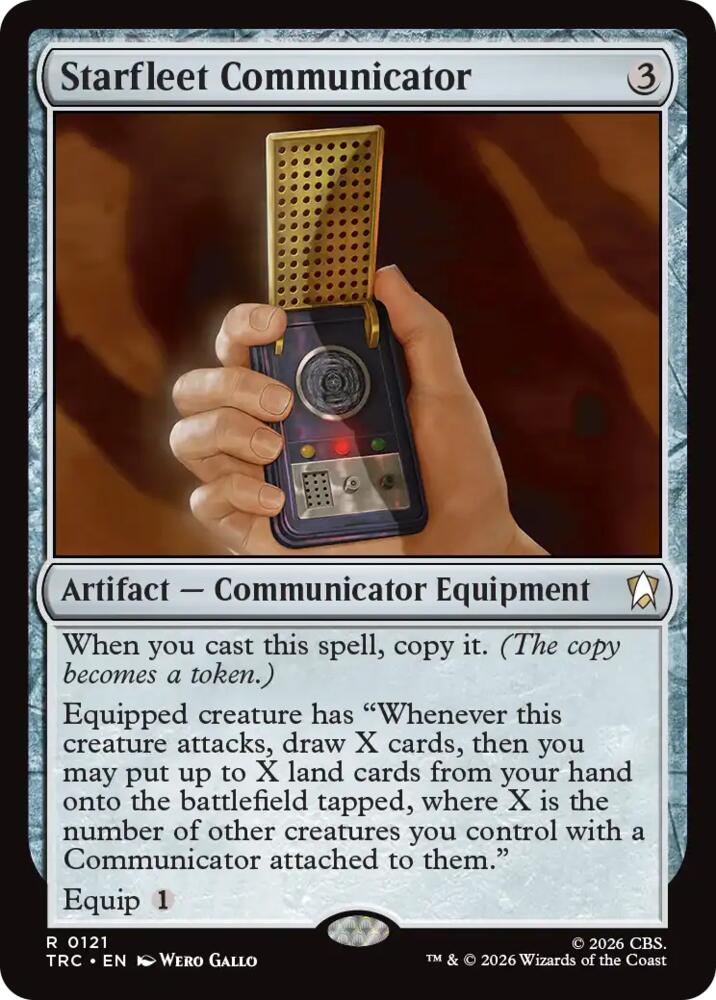 Starfleet Communicator (121) (TRC)