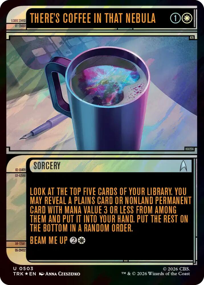 There's Coffee in that Nebula (Showcase) (Surge Foil) (503) (TRK)